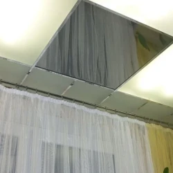 Потолочное пескоструйное стекло 595х595