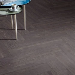 Ламинат Кронотекс / Kronotex Herringbone D6010 Дуб Эльба черный