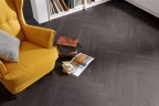 Ламинат Кронотекс / Kronotex Herringbone D6010 Дуб Эльба черный на Otdelka1.ru