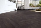 Ламинат Кронотекс / Kronotex Herringbone D6010 Дуб Эльба черный на Otdelka1.ru