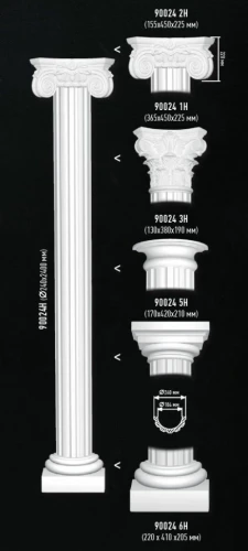 Полуколонна Decomaster 90024Н на otdelka1.ru