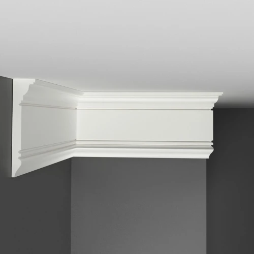 Молдинг Decomaster D226-115 белый на otdelka1.ru