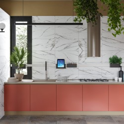 Кварц-виниловый ламинат Cronafloor Stone Терра Бьянко