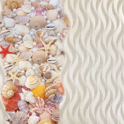 Виниловый ламинат Novita Дизайнерские 3D полы Волна