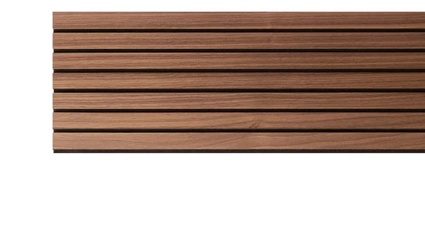 Панель шпонированная Finitura Dekor орех 125x10x2750 мм на Otdelka1.ru