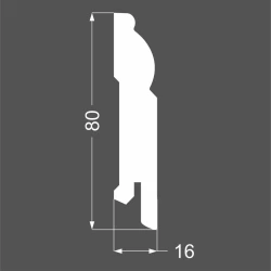 Плинтус Deartio P 4.80.16