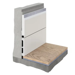 Скрытый плинтус Decaro Invisible i100 Черный анодированный