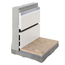 Скрытый плинтус Decaro Invisible i100 Черный анодированный