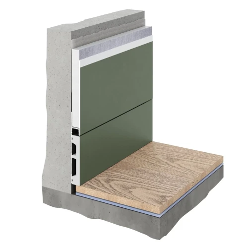 Скрытый плинтус Decaro Invisible i100 Черный анодированный на Otdelka1.ru