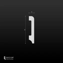 Дюрополимерный плинтус Q Decor SX012