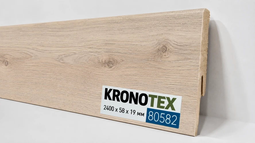 Плинтус МДФ Кронотекс / Kronotex 80582 Norfolk Oak Beige на Otdelka1.ru