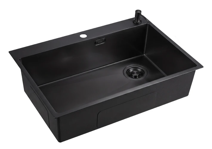 Мойка для кухни EMAR EMB-660(TOP) PVD Black на Otdelka1.ru