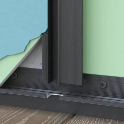 Теневой плинтус Laconistiq Regular Черный анодированный