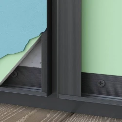 Теневой плинтус Laconistiq Regular Черный анодированный