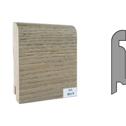 Плинтус шпонированный Finitura Dekor 70x15 №019