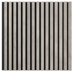 Акустическая реечная панель Cosca Дуб Старинный Светло-серый 600 мм