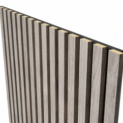 Акустическая реечная панель Cosca Дуб Старинный Светло-серый 600 мм