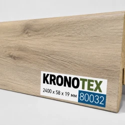 Плинтус МДФ Кронотекс / Kronotex 80032 Дуб Аризона бежевый