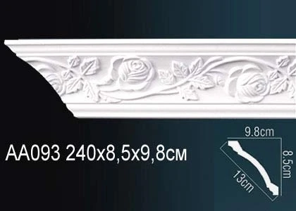 Карниз Perfect / Перфект AA093F на otdelka1.ru