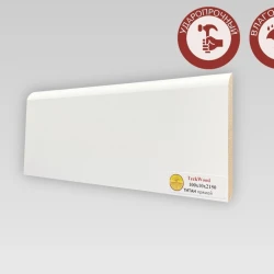 Плинтус МДФ Теквуд / Teckwood Титан Белый 100х10 Прямой