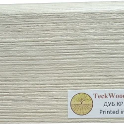 Плинтус МДФ Теквуд / Teckwood 75мм Дуб Крем