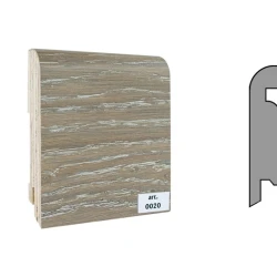 Плинтус шпонированный Finitura Dekor 70x15 №020