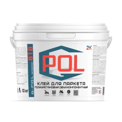 Двухкомпонентный полиуретановый клей для паркета G-Pol Wood  818 10кг