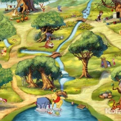 4-453 Фотообои KOMAR "Лес" 254х184 см бумажные