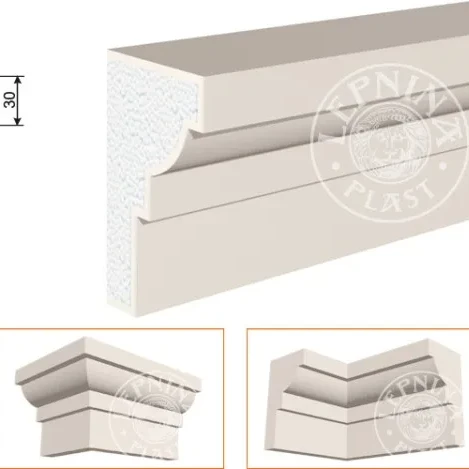 Фасадный карниз LepninaPlast КВ-170/2 на otdelka1.ru