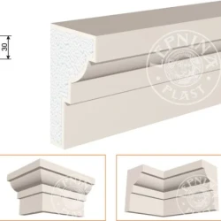 Фасадный карниз LepninaPlast КВ-170/2