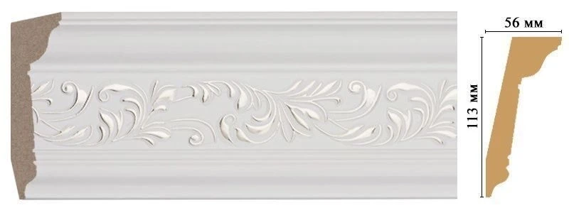 Карниз потолочный Decomaster 129D-60 на otdelka1.ru