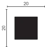 Молдинг Decor Dizayn 622-90SH на otdelka1.ru