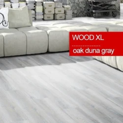 Клеевая напольная пробка Коркстайл / Corkstyle Wood XL Oak duna gray