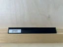 Уплотнитель для плинтуса МДФ Teckwood RAL 9011 Черный на otdelka1.ru