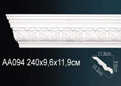 Карниз Perfect / Перфект AA094 на otdelka1.ru