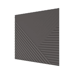Стеновая панель Ликорн МДФ Квадратная Графит