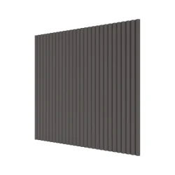 Стеновая панель Ликорн МДФ Квадратная Графит