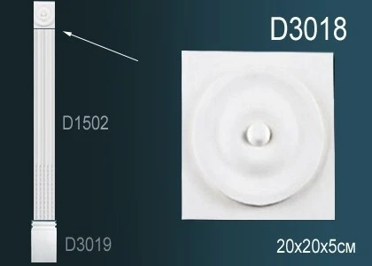 Пилястра Perfect / Перфект D3018 на Otdelka1.ru