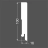 Плинтус Deartio P 6.100.16 на Otdelka1.ru