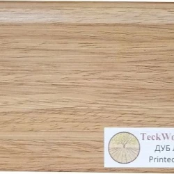 Плинтус МДФ Теквуд / Teckwood 75мм Дуб Лайн