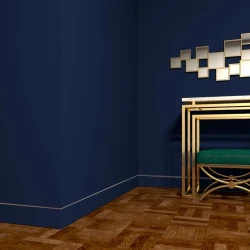 Скрытый плинтус алюминиевый Evrowood AFD4 Серебро