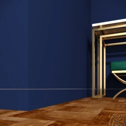 Скрытый плинтус алюминиевый Evrowood AFD4 Серебро