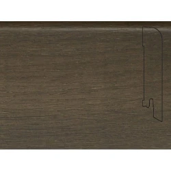 Плинтус шпонированный Педрос / Pedross Дуб грей 70 х 15 мм