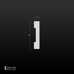 Дюрополимерный плинтус Q Decor SX030
