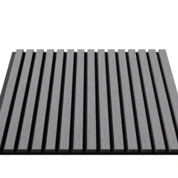 Акустическая реечная панель Cosca шпон Дуб Ардженто светло-серый 600 мм