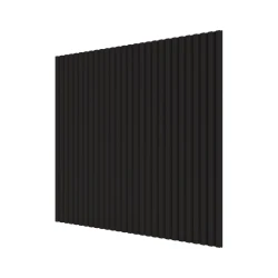 Стеновая панель Ликорн МДФ Квадратная Черная