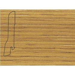 Плинтус шпонированный Педрос / Pedross Дуб 80 х 20 мм