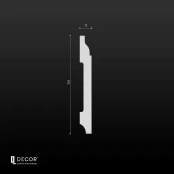 Дюрополимерный плинтус Q Decor SX018