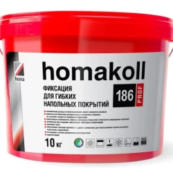Клей для коммерческой ковровой плитки Homakoll 186 PROF 10кг
