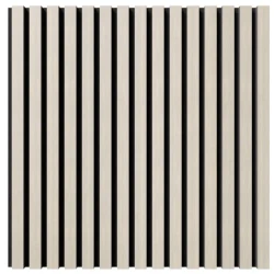 Акустическая реечная панель Cosca шпон Дуб Клэр светлый 600 мм